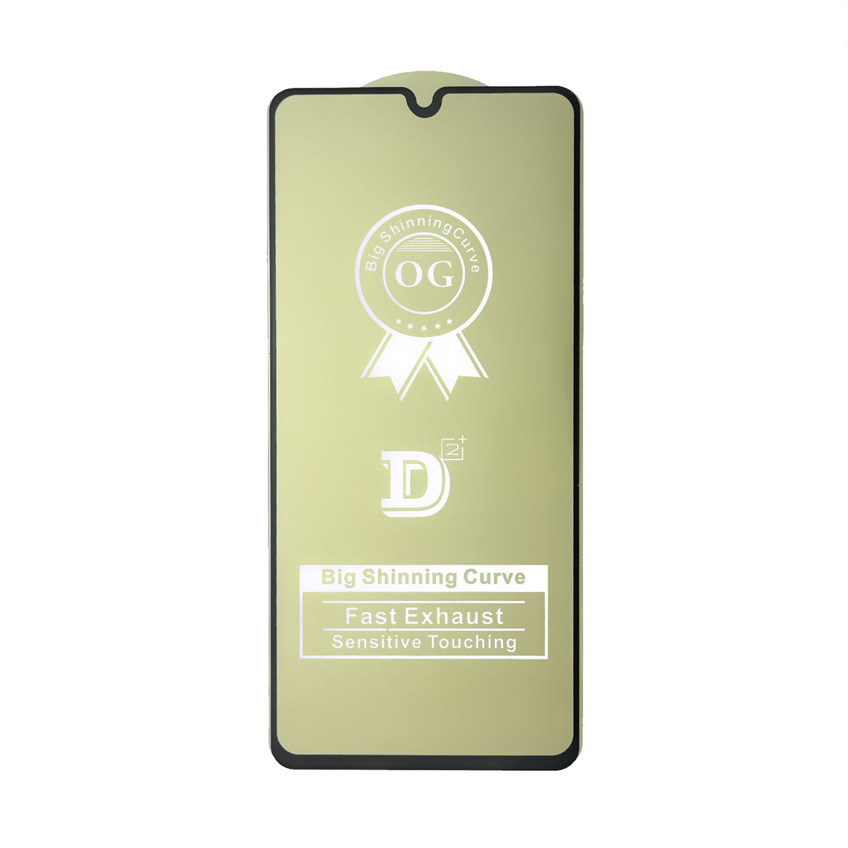 Защитное стекло D2+ PREMIUM для SAMSUNG Galaxy A41 (SM-A415), цвет окантовки черный.