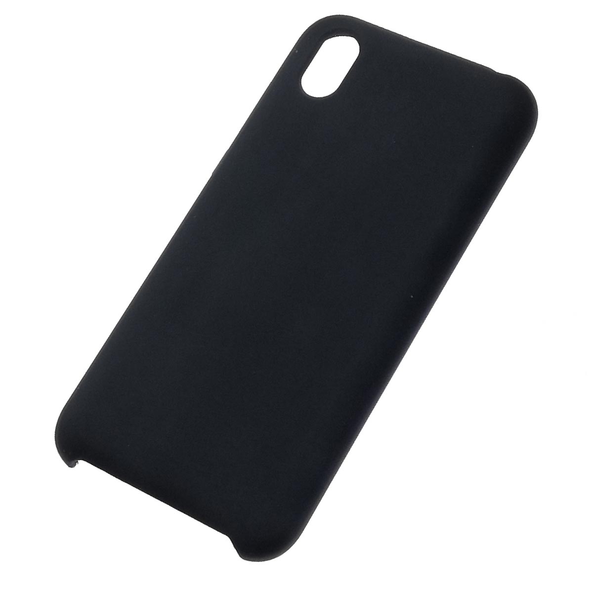 Чехол накладка Silicon Cover для HUAWEI Honor 8S, Y5 2019, силикон, бархат, цвет черный Чехол накладка Silicon Cover для HUAWEI Honor 8S, Y5 2019, силикон, бархат, цвет черный