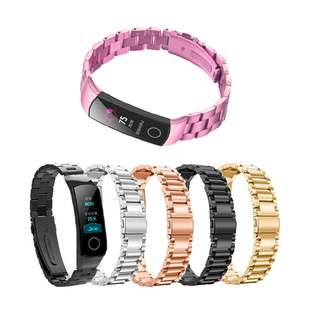 Ремешок для фитнес браслета (умных часов) HUAWEI Honor Band 4 / Honor Band 5, металлический, блочный, цвет золотистый. Ремешок для фитнес браслета (умных часов) HUAWEI Honor Band 4 / Honor Band 5, металлический, блочный, цвет золотистый.
