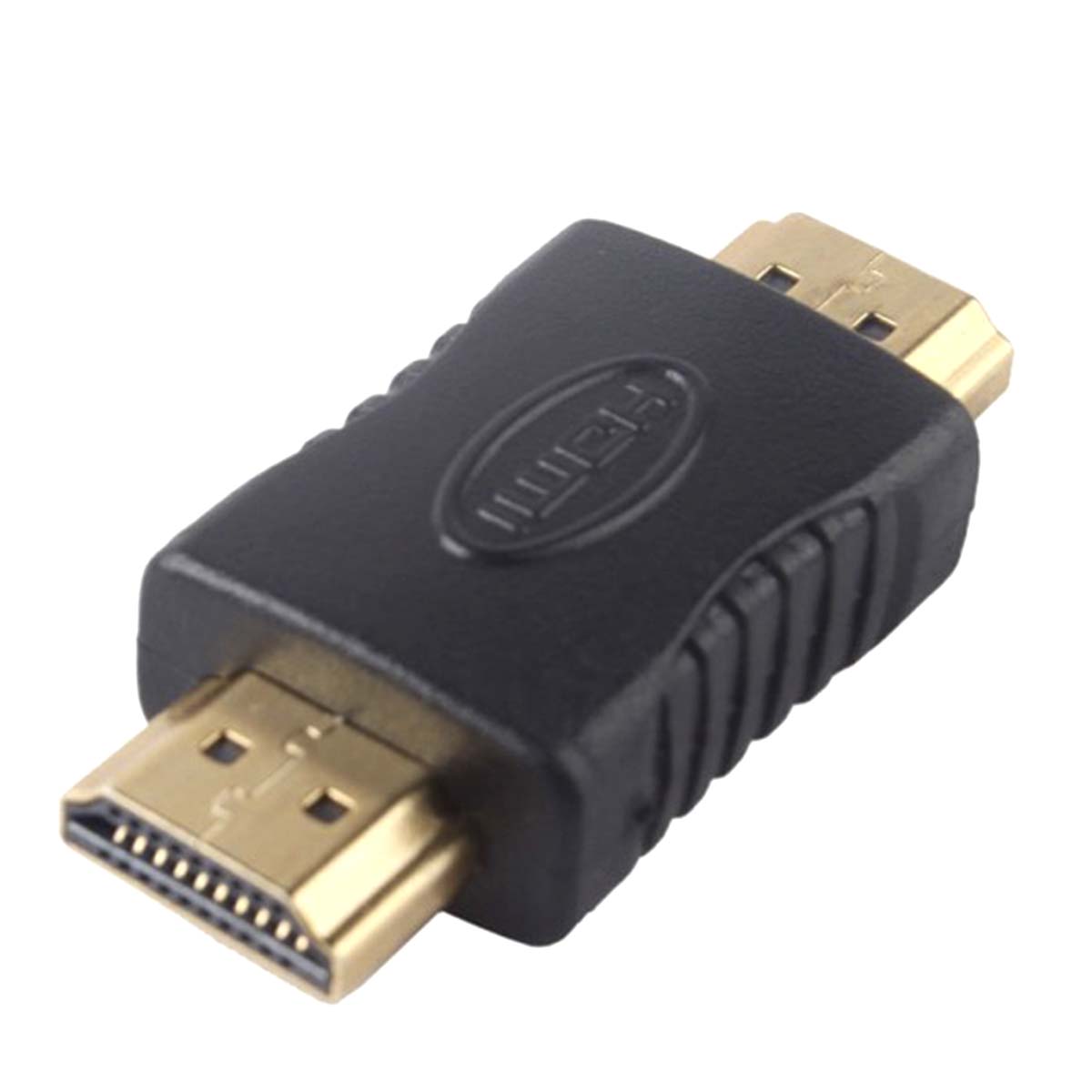 Переходник соединитель HDMI M-M, HDMI (М) папа - HDMI (М) папа, цвет черный Переходник соединитель HDMI M-M, HDMI (М) папа - HDMI (М) папа, цвет черный