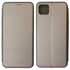 Чехол книжка STYLISH для SAMSUNG Galaxy A22S (SM-A226F), экокожа, визитница, цвет серебристый Чехол книжка STYLISH для SAMSUNG Galaxy A22S (SM-A226F), экокожа, визитница, цвет серебристый