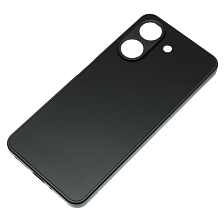 Чехол накладка для XIAOMI Redmi 13C, POCO C65, защита камеры, силикон, цвет черный