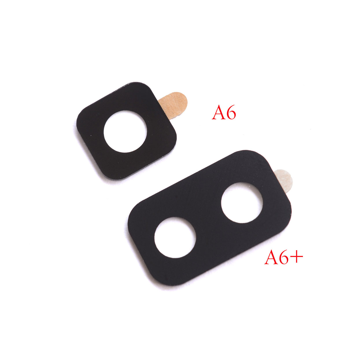 Стекло основной задней камеры для SAMSUNG Galaxy A6 Plus 2018 (SM-A605), цвет черный