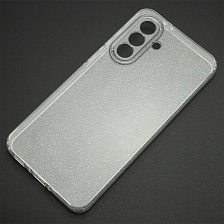 Чехол накладка STARDUST (Clear Case) для SAMSUNG GALAXY A36, защита камеры, с блестками, прозрачный
