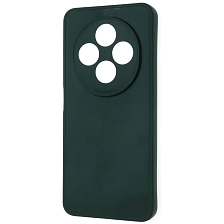 Чехол накладка для XIAOMI Redmi 14C, POCO C75, защита камеры, силикон, цвет темно зеленый Чехол накладка для XIAOMI Redmi 14C, POCO C75, защита камеры, силикон, цвет темно зеленый