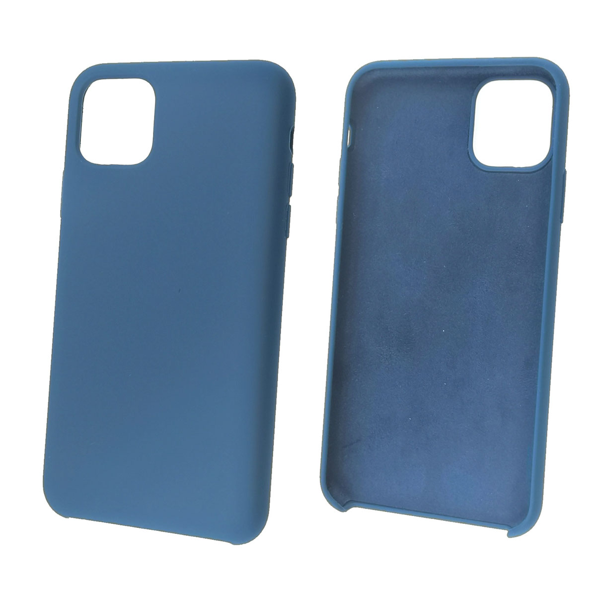 Чехол накладка Silicon Case для APPLE iPhone 11 Pro MAX 2019, силикон, бархат, цвет синий. Чехол накладка Silicon Case для APPLE iPhone 11 Pro MAX 2019, силикон, бархат, цвет синий.