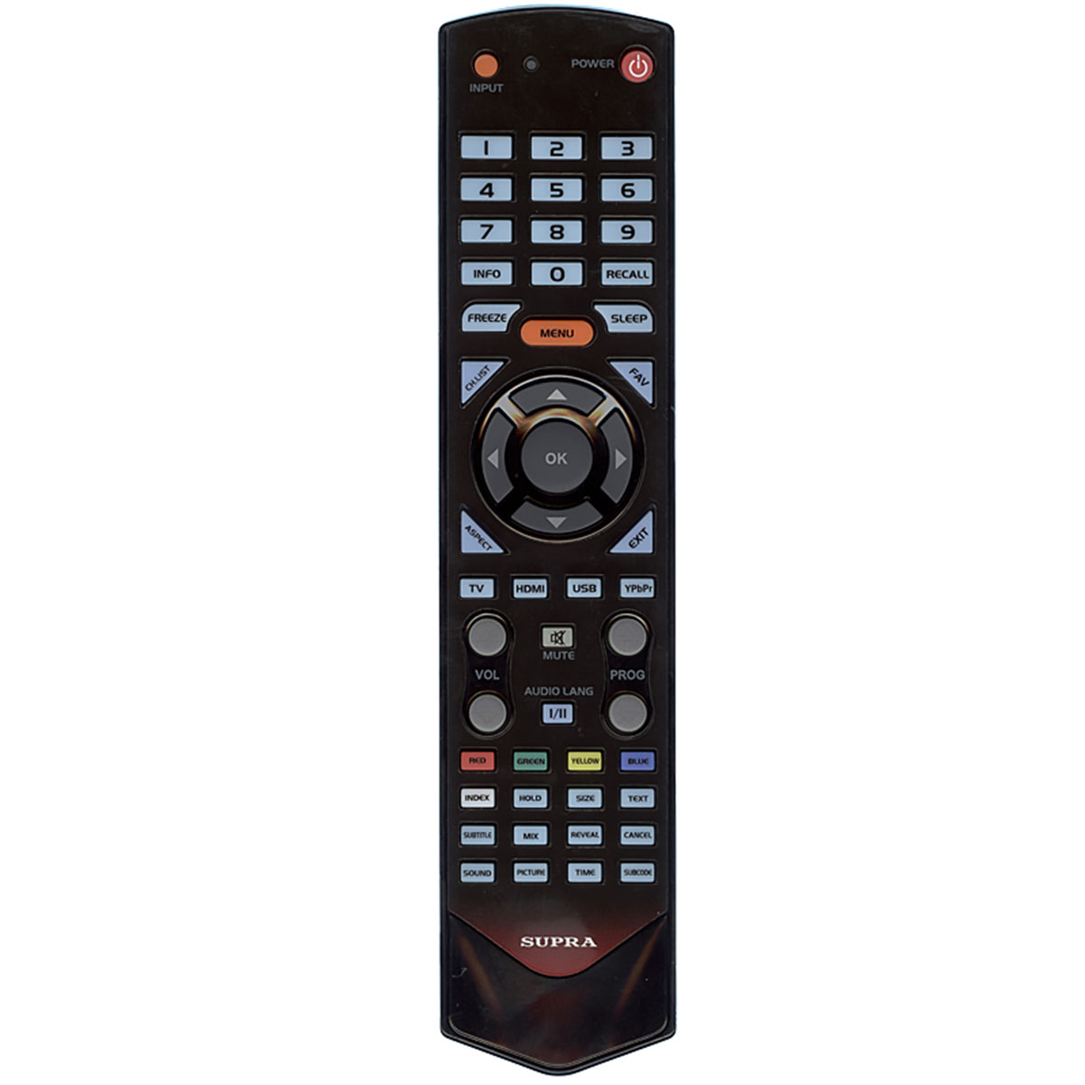 Пульт ДУ для SUPRA 210-Y8810/2, STV-LC2395WL, цвет черный