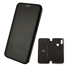 Чехол книжка STYLISH для XIAOMI Redmi Note 7, Note 7 Pro, экокожа, визитница, цвет черный Чехол книжка STYLISH для XIAOMI Redmi Note 7, Note 7 Pro, экокожа, визитница, цвет черный