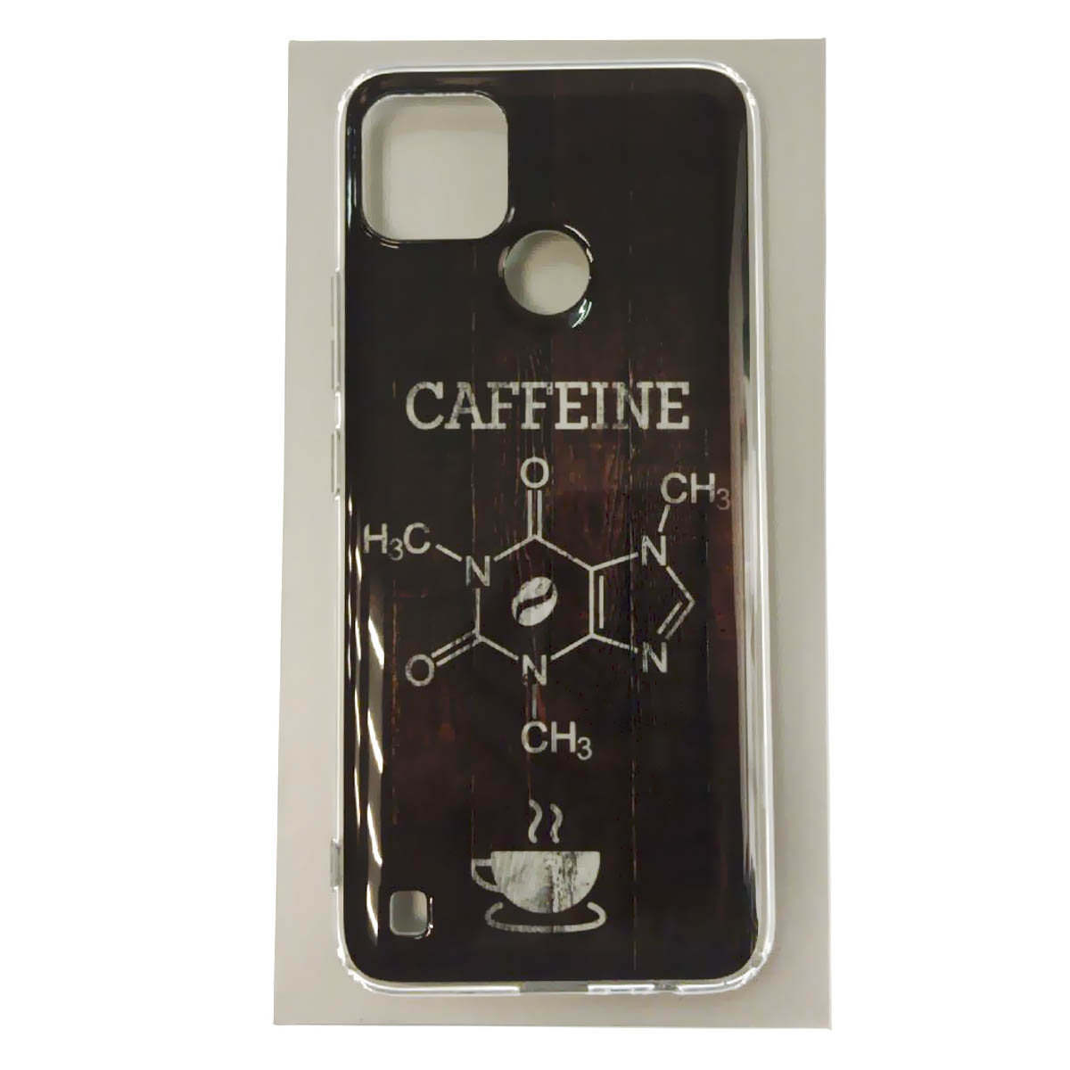 Чехол накладка для Realme C21Y, C25Y, силикон, рисунок CAFFEINE Чехол накладка для Realme C21Y, C25Y, силикон, рисунок CAFFEINE
