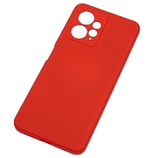 Чехол накладка NANO для XIAOMI Redmi Note 12 4G, силикон, бархат, цвет красный Чехол накладка NANO для XIAOMI Redmi Note 12 4G, силикон, бархат, цвет красный