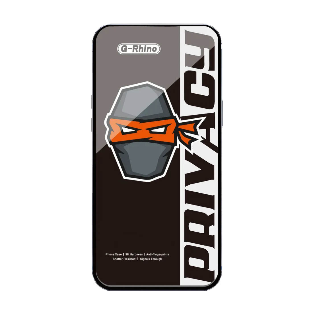 Защитное стекло Антишпион G-Rhino для APPLE iPhone 15 Plus (6.7"), APPLE iPhone 16 Plus (6.7"), цвет окантовки черный Защитное стекло Антишпион G-Rhino для APPLE iPhone 15 Plus (6.7"), APPLE iPhone 16 Plus (6.7"), цвет окантовки черный