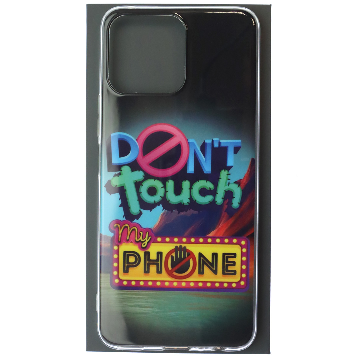 Чехол накладка для HUAWEI Honor X8, силикон, рисунок DONT touch my PHONE Чехол накладка для HUAWEI Honor X8, силикон, рисунок DONT touch my PHONE