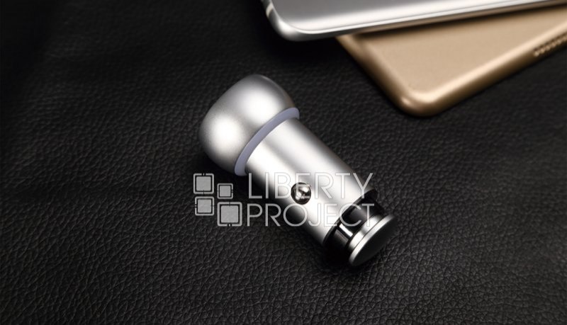 АЗУ "LDNIO" 2 USB выхода 3,6А Металл + кабель Apple 8 pin С401 (серебро/коробка) | Последняя цена