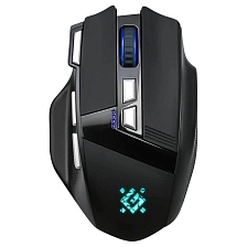 Мышь беспроводная DEFENDER Knight GM-885, игровая, оптическая, 3200 DPI, LED подсветка, аккумулятор, бесшумные клавиши, цвет черный Мышь беспроводная DEFENDER Knight GM-885, игровая, оптическая, 3200 DPI, LED подсветка, аккумулятор, бесшумные клавиши, цвет черный