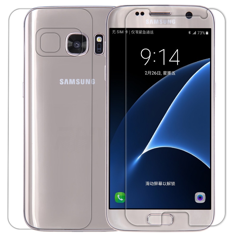 Защитная противоударная пленка Lito 360° Full Cover на 2 стороны для SAMSUNG Galaxy S7 EDGE (SM-G935), прозрачная.