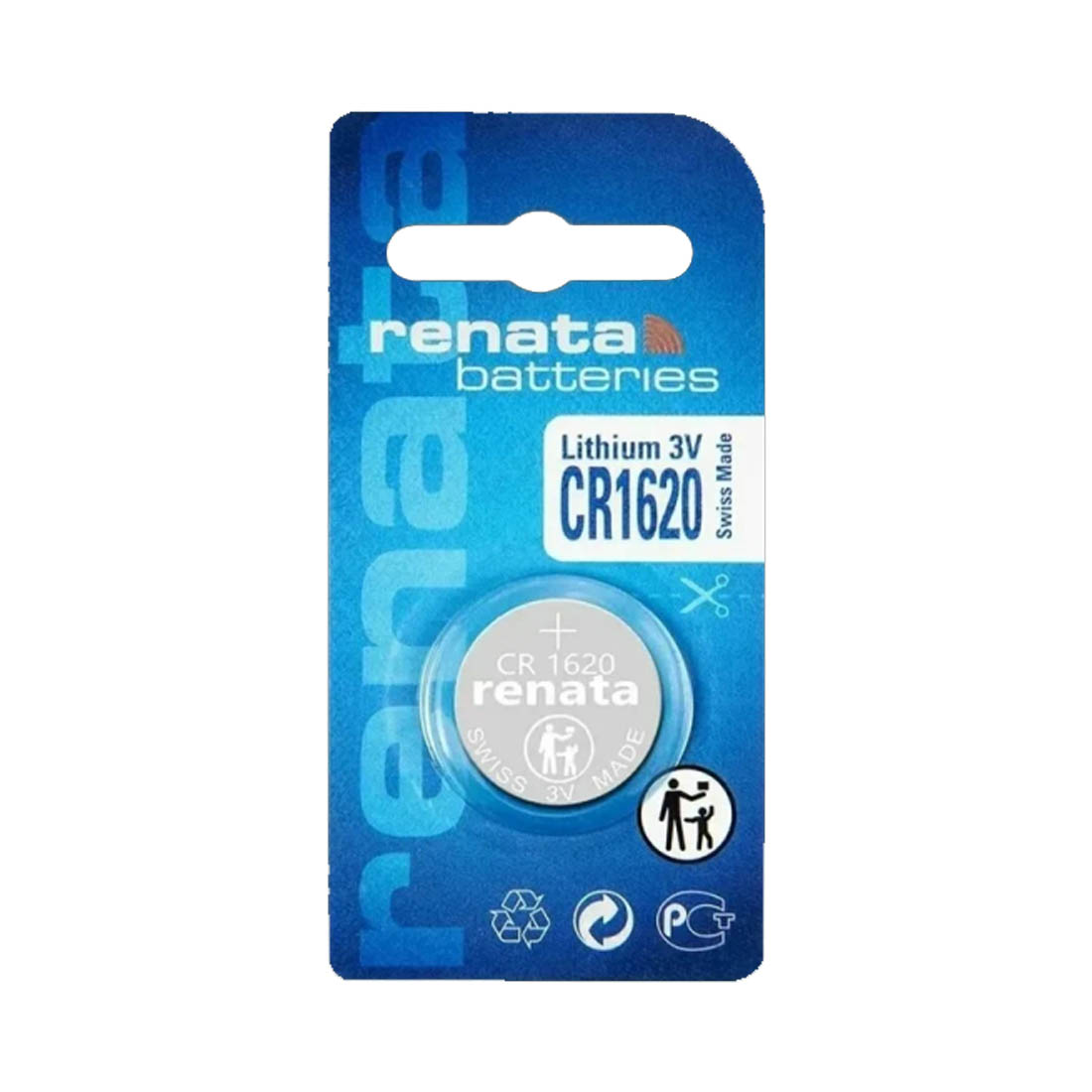 Батарейка RENATA CR1620 BL1 Lithium 3V