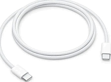 Кабель APPLE A2795 (MQKJ3ZE/A) USB Type-C на Type-C, 60W, длина 1 метр, цвет белый