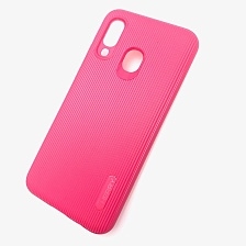 Чехол накладка Cherry для SAMSUNG Galaxy A40 (SM-A405), силикон, полоски, цвет малиновый. Чехол накладка Cherry для SAMSUNG Galaxy A40 (SM-A405), силикон, полоски, цвет малиновый.