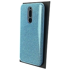 Чехол накладка Shine для XIAOMI Redmi 8, силикон, блестки, цвет голубой Чехол накладка Shine для XIAOMI Redmi 8, силикон, блестки, цвет голубой