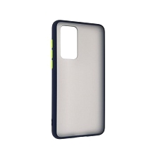 Чехол накладка SKIN SHELL для HUAWEI P40 (ANA-NX9), пластик, силикон, цвет окантовки темно синий. Чехол накладка SKIN SHELL для HUAWEI P40 (ANA-NX9), пластик, силикон, цвет окантовки темно синий.