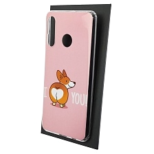 Чехол накладка Vinil для HUAWEI P30 Lite (MAR-LX1M), Nova 4E (MAR-ALOO), силикон, рисунок I love you Чехол накладка Vinil для HUAWEI P30 Lite (MAR-LX1M), Nova 4E (MAR-ALOO), силикон, рисунок I love you