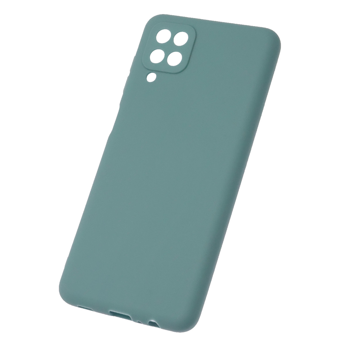 Чехол накладка Soft Touch для SAMSUNG Galaxy A12 5G, силикон, цвет хвойный Чехол накладка Soft Touch для SAMSUNG Galaxy A12 5G, силикон, цвет хвойный