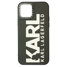 Чехол накладка для APPLE iPhone 12, iPhone 12 Pro, силикон, рисунок Карл Чехол накладка для APPLE iPhone 12, iPhone 12 Pro, силикон, рисунок Карл