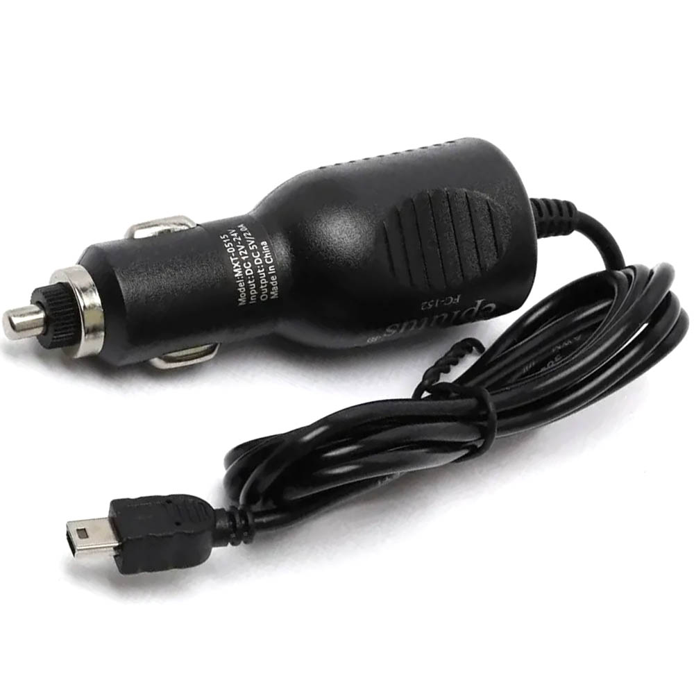 АЗУ (Автомобильное зарядное устройство) Eplutus FC-152, mini USB, длина 1 метр, цвет черный