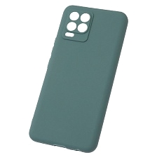 Чехол накладка Soft Touch для Realme 8, Realme 8 Pro, силикон, матовый, цвет хвойный Чехол накладка Soft Touch для Realme 8, Realme 8 Pro, силикон, матовый, цвет хвойный