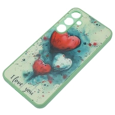 Чехол накладка для SAMSUNG Galaxy A55, пластик, силикон, защита камеры, рисунок I love you Чехол накладка для SAMSUNG Galaxy A55, пластик, силикон, защита камеры, рисунок I love you
