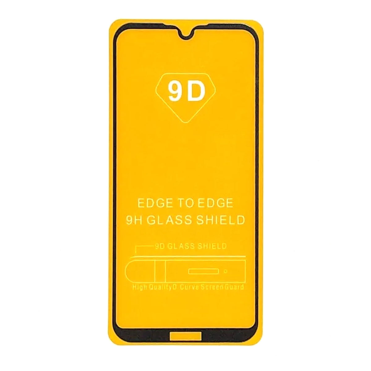 Защитное стекло 9D для HUAWEI Honor 8S (KSA-LX9), Y5 2019 (AMN-LX9), цвет окантовки черный