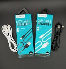 Celebrat CB-11i кабель-USB Lightning 8-pin (1.2A - 1 метр) прорезиненная оболочка круглая, цвет чёрный. Celebrat CB-11i кабель-USB Lightning 8-pin (1.2A - 1 метр) прорезиненная оболочка круглая, цвет чёрный.