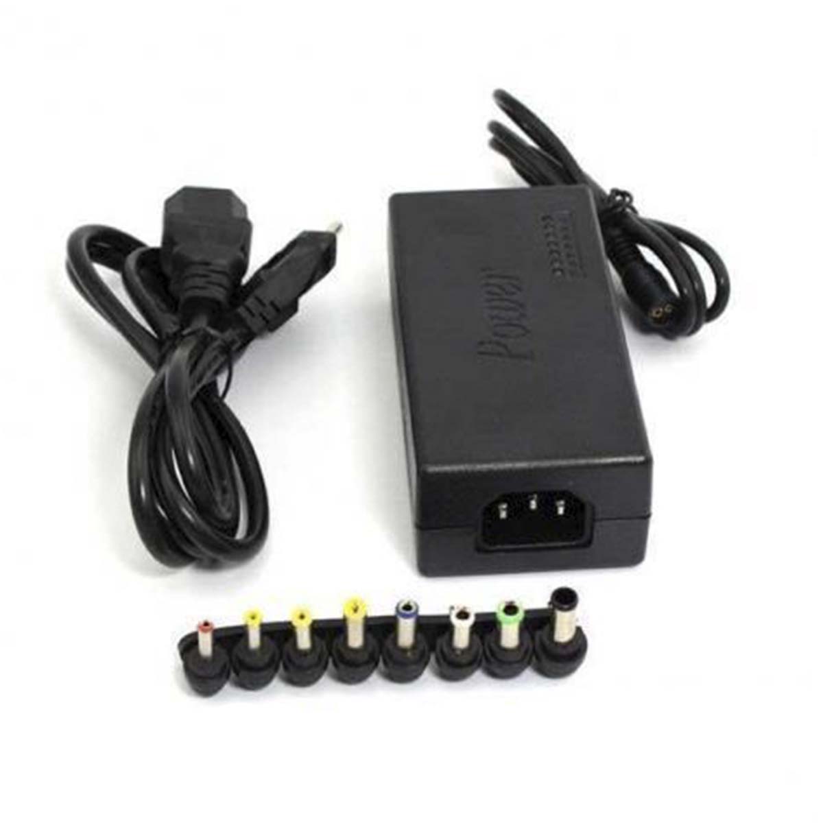 Блок питания универсальный MRM-Power MR427, 12-24V, 8 насадок, 100W, цвет черный