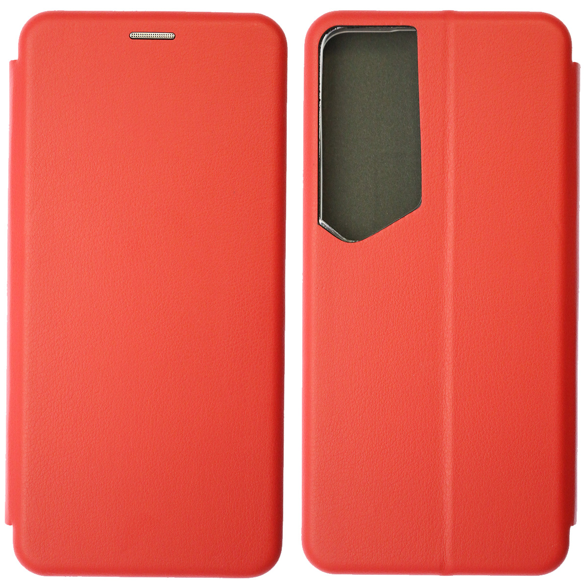 Чехол книжка STYLISH для TECNO Pova 4, Pova Neo 2, экокожа, визитница, цвет красный