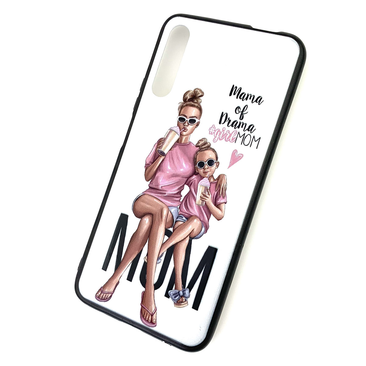 Чехол накладка R3 для HUAWEI P Smart Z, Honor 9X 2019, силикон, рисунок Mama of Drama girlMOM.