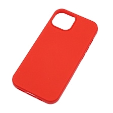 Чехол накладка Silicon Case для APPLE iPhone 15 (6.1"), силикон, бархат, цвет красный Чехол накладка Silicon Case для APPLE iPhone 15 (6.1"), силикон, бархат, цвет красный