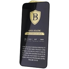 Защитное антистатическое стекло BACAS OG ESD для SAMSUNG Galaxy A37, Galaxy A36, цвет окантовки черный