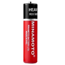 Батарейка MINAMOTO HEAVY DUTY R03 AAA Shrink BL4 1.5V