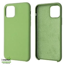 Чехол накладка Silicon Case для APPLE iPhone 11 Pro, силикон, бархат, цвет светло салатовый Чехол накладка Silicon Case для APPLE iPhone 11 Pro, силикон, бархат, цвет светло салатовый