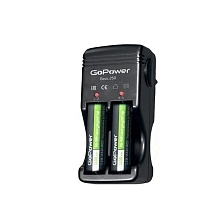 Зарядное устройство для аккумуляторов GoPower Basic 250 Ni-MH/Ni-Cd, 4 слота, цвет черный Зарядное устройство для аккумуляторов GoPower Basic 250 Ni-MH/Ni-Cd, 4 слота, цвет черный