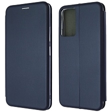 Чехол книжка STYLISH для INFINIX Zero X Pro, экокожа, визитница, цвет темно синий Чехол книжка STYLISH для INFINIX Zero X Pro, экокожа, визитница, цвет темно синий