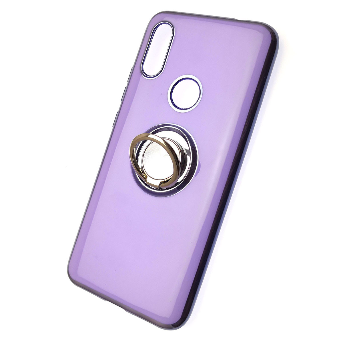 Чехол накладка для XIAOMI Redmi 7, силикон, кольцо держатель, цвет светло фиолетовый. Чехол накладка для XIAOMI Redmi 7, силикон, кольцо держатель, цвет светло фиолетовый.