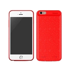 Чехол аккумулятор, Power Bank BASEUS для APPLE iPhone 7 plus, 3650 mAh, цвет красный (уценка) Чехол аккумулятор, Power Bank BASEUS для APPLE iPhone 7 plus, 3650 mAh, цвет красный (уценка)