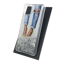 Чехол накладка TransFusion для SAMSUNG Galaxy A81 (SM-AN815F), Note 10 Lite (SM-N770), силикон, переливашка, рисунок VOGUE.