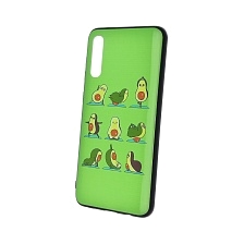 Чехол накладка для SAMSUNG Galaxy A50 (SM-A505), A30s (SM-A307), A50s (SM-A507), силикон, рисунок Авокадо Зарядка.
