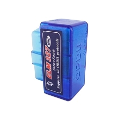 Автомобильный диагностический сканер ELM327 v2.1, OBD2, Bluetooth, цвет синий Автомобильный диагностический сканер ELM327 v2.1, OBD2, Bluetooth, цвет синий