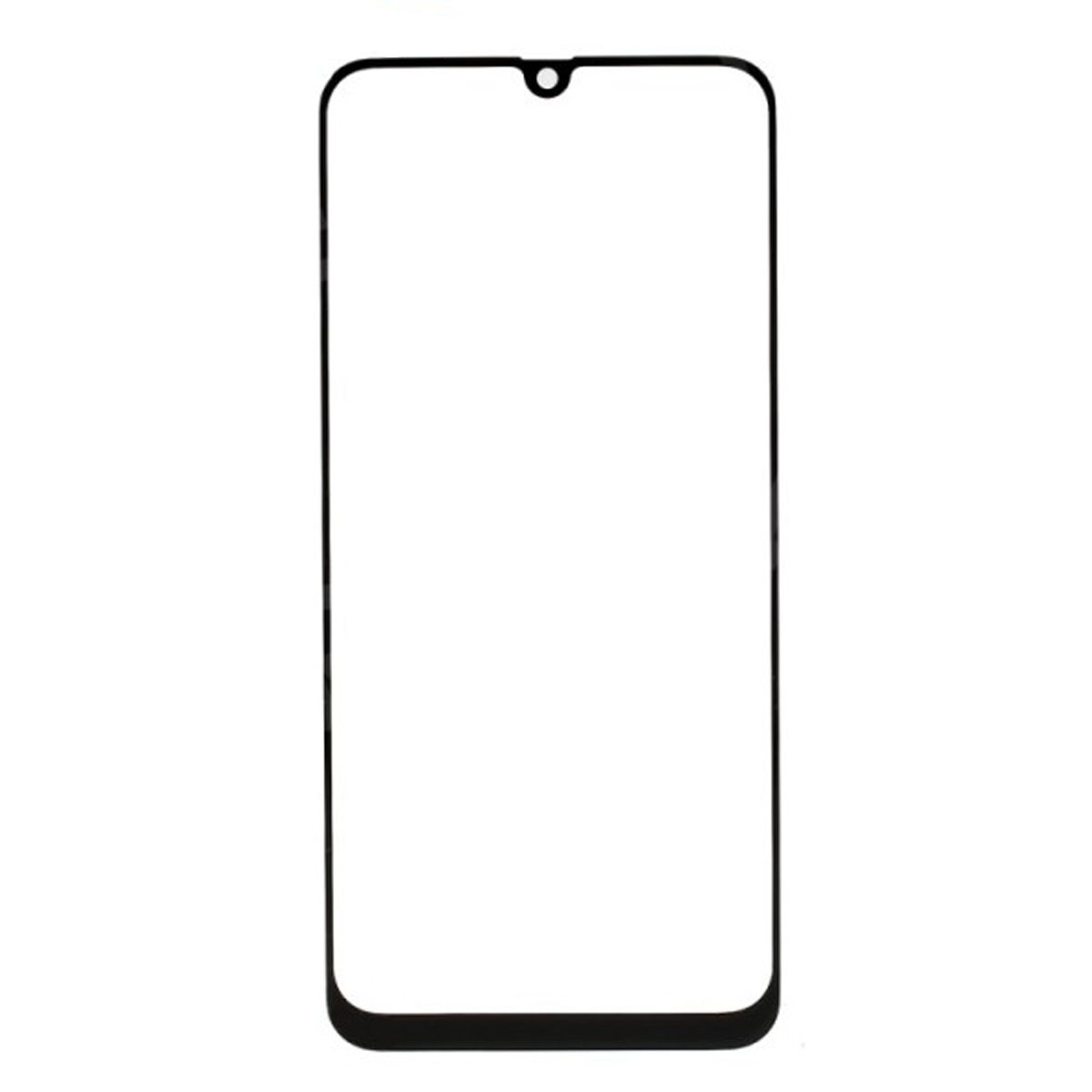 Стекло дисплея для SAMSUNG Galaxy A50 (SM-A505), для переклейки, с OCA, цвет окантовки черный