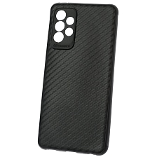 Чехол накладка для SAMSUNG Galaxy A72 (SM-A725F), силикон, карбон, цвет черный Чехол накладка для SAMSUNG Galaxy A72 (SM-A725F), силикон, карбон, цвет черный
