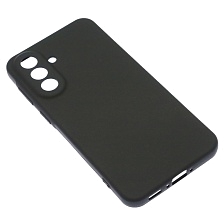 Чехол накладка Silicon Cover для SAMSUNG Galaxy A37, защита камеры, силикон, бархат, цвет черный