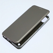 Чехол книжка STYLISH для Realme C21Y, C25Y, экокожа, визитница, цвет серебристый Чехол книжка STYLISH для Realme C21Y, C25Y, экокожа, визитница, цвет серебристый